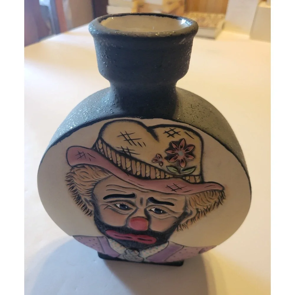 Handmade ceramic sad